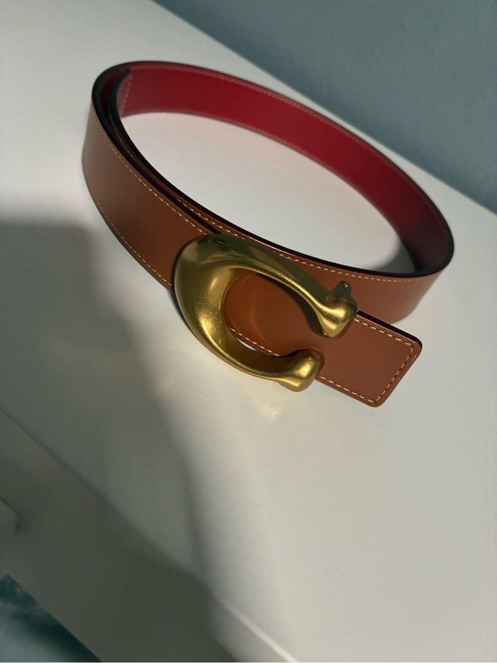 New Authentic Coach belt size XS Reversible